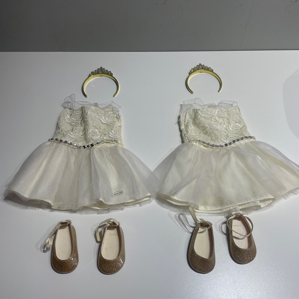 American Girl Truly me 2017 Celebration Dress set Bundle of 2 - Picture 3 of 11